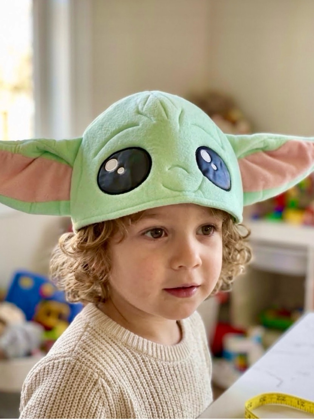 Disney Star Wars Kids & Adult Collectible Grogu Adjustable Green Plush Hat NWT